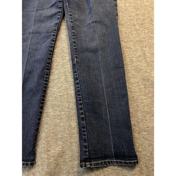 Gloria Vanderbilt Jeans Womens 10 Blue Amanda High Rise Tapered Leg Stretch - Picture 2 of 12